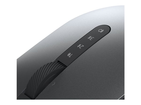 Dell MS5320W - Mus - optisk - 7 knapper - trådløs - 2.4 GHz, Bluetooth 5.0 - titangrå - med 3 years NBD Advance Exchange