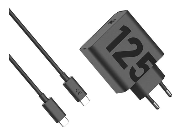 Motorola - Strömadapter - 125 Watt - PD (USB-C) - på kabel: USB-C - Europa
