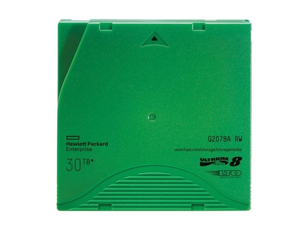 HPE RW Data Cartridge - LTO Ultrium 8 - 12 TB / 30 TB - grønn - for StoreEver LTO-8 Ultrium 30750, LTO-8 Ultrium 30750 TAA