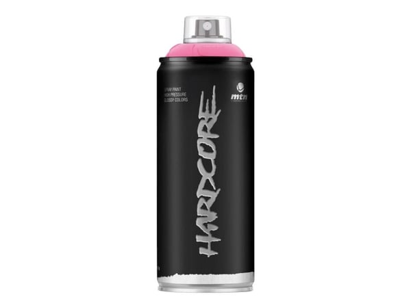 mtn Hardcore RV 1021 - Sprayfärg - synthetic - ljusgul - semi-opaque - gloss - 400 ml
