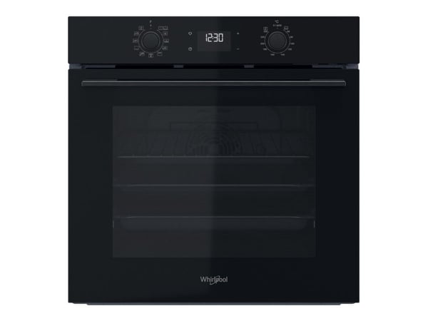 Whirlpool OMK58HU1B, Keskikokoinen, Sähköuuni, 71 L, 71 L, Pakotettu tuuletin, Hydrolyyttinen