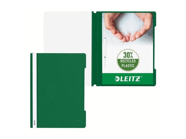 Leitz - Rapportfil - for A4 (210 x 297 mm) - kapasitet: 250 ark - grønn