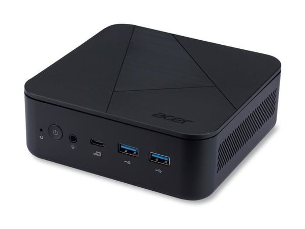Acer Veriton NUC VN1502G-13U7U - Barebone - mini-PC 1 x Core i7 1355U / inntil 5 GHz - RAM 0 GB - Intel Iris Xe Graphics - Gigabit Ethernet, Blueto...
