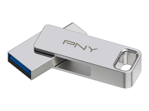 PNY Duo-Link - USB-flashstasjon - 64 GB - USB 3.2 Gen 1 / USB-C