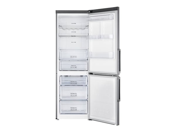 Samsung Serie 3000 RB33J3515S9 - Kjøleskap/fryser - bunnfryser - bredde: 59.5 cm - dybde: 73.5 cm - høyde: 185 cm - 339 liter - Klasse E - foredlet...