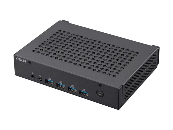 ASUS ExpertCenter PN43 SN100AD - Mini-PC N-series N100 / inntil 3.4 GHz - RAM 4 GB - SSD 128 GB - NVMe - UHD Graphics - IEEE 802.11ax (Wi-Fi 6E), G...