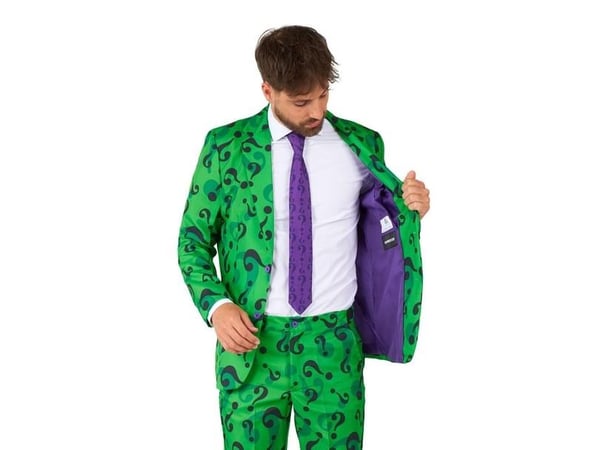 Suitmeister The Riddler vuxenkostym