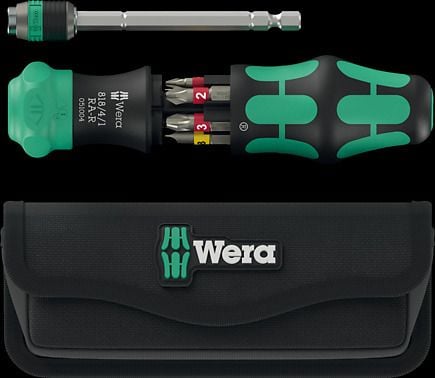 Wera Kraftform Kompakt 25 RA-R med veske