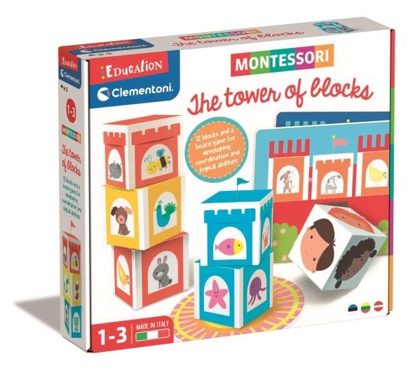 Clementoni leke Kubu tårn Montessori 50934