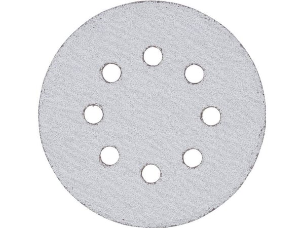 Makita D-65822, Slipskiva, Trä, Vit, Rund, 12,5 cm, 10 styck