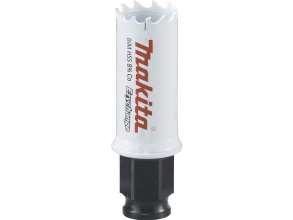 Makita E-03676, Enkelt, Bor, Stål, Aluminium, Plast, Tre, Rustfritt stål, Hvit, Bimetall, 4,4 cm