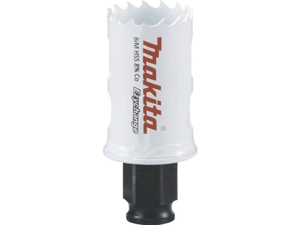 Makita E-03729, Enkelt, Bor, Stål, Aluminium, Plast, Tre, Rustfritt stål, Hvit, Bimetall, 4,4 cm