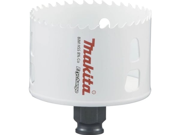 Makita E-03925, Single/enkelt, Drill, Stål, Aluminium, Plast, Tre, Rustfritt stål, Hvit, Bimetall, 4,4 cm