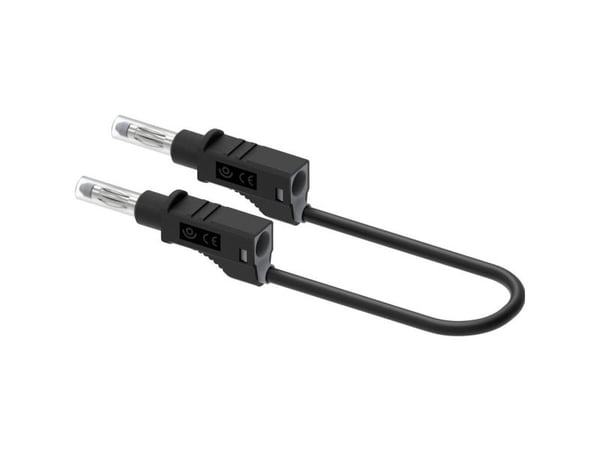 Electro PJP 2212/600V-CD1-100N Testausjohto 100 cm Musta 1 kpl