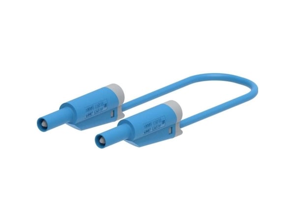 Electro PJP 2712-IEC-CD1-100BL Koestusjohto Banaanipistoke 100 cm Sininen 1 kpl 1 kpl