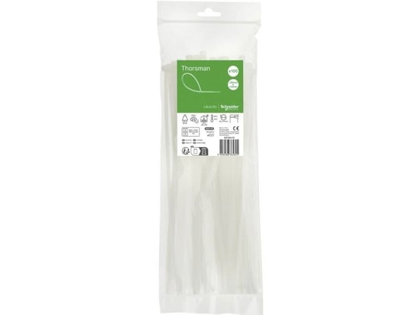 SCHNEIDER ELECTRIC kaapelinsiteet Thorsman 300x4.8mm luonnollinen 100 kpl