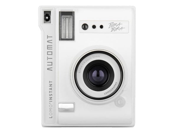 Lomography Lomo'Instant, hvit, 0,4 - 8, automatisk, 1/125 sek/side, 8 sek/side, CR2