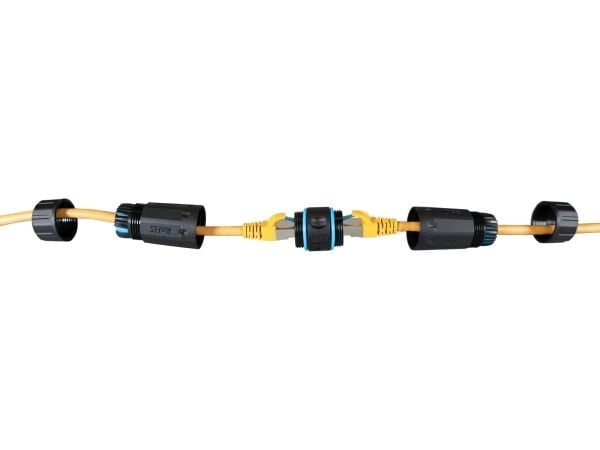 RJ45 Cat.6 IP68 Durchführungskupplung Buchse/Buchse Verbindungsmuffe Anzahl Spleißkassetten: 4 (Spleißkassetten bitte separat bestellen) Anzahl Spl...