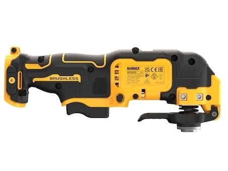 DeWALT DCS353NT-XJ, Leikkuu, Harjaton, musta, Keltainen, Akku, 12 W, 840 g - SOLO