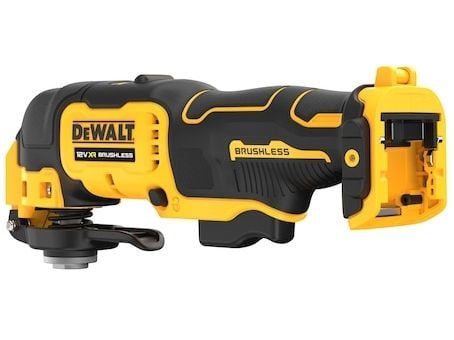 DeWALT DCS353NT-XJ, Leikkuu, Harjaton, musta, Keltainen, Akku, 12 W, 840 g - SOLO