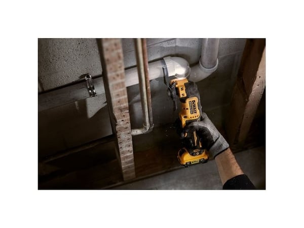 DeWALT DCS353NT-XJ, Leikkuu, Harjaton, musta, Keltainen, Akku, 12 W, 840 g - SOLO