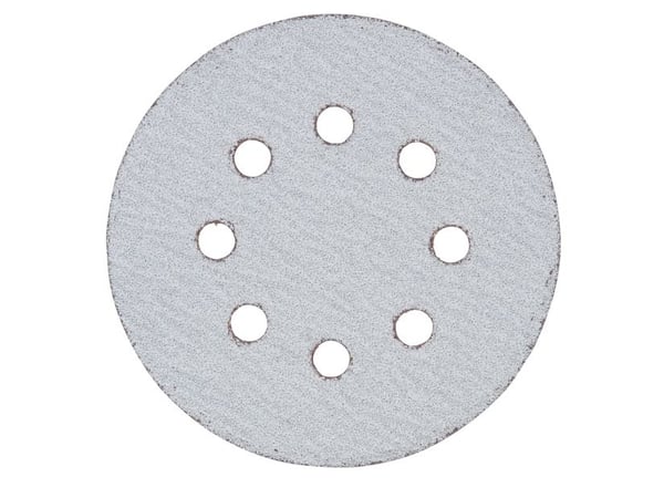 Makita D-65822, Slipskiva, Trä, Vit, Rund, 12,5 cm, 10 styck