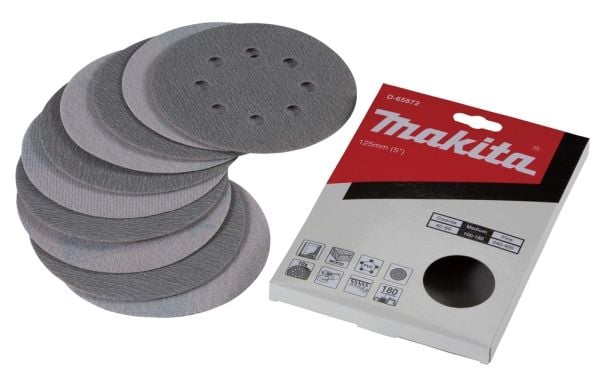 Makita D-65872, Slipeskive, Tre, Makita, Grå, Rund, 12,5 cm