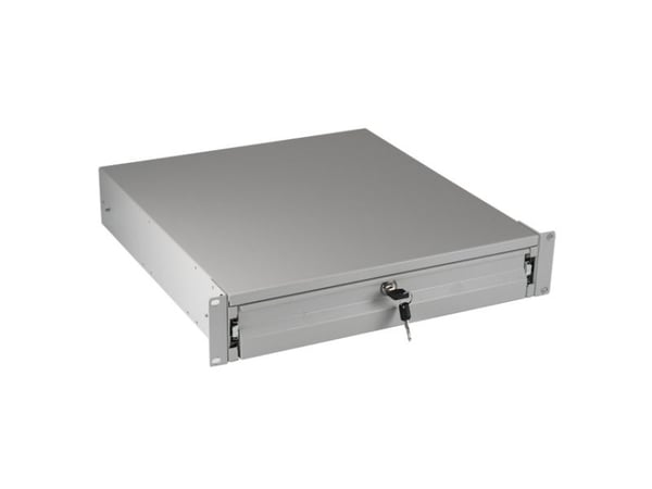 19" 3U 3U näppäimistö-/asiakirjalaatikko, lukittava, RAL7035 Erittäin tukeva 48,30cm (19") 2U/3U laatikko teleskooppisella ulosvedolla, lukittava K...