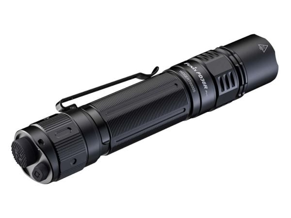 Fenix PD36PROBK, Handhållen ficklampa, Svart, Aluminium, Knappar, 2 m, IP68