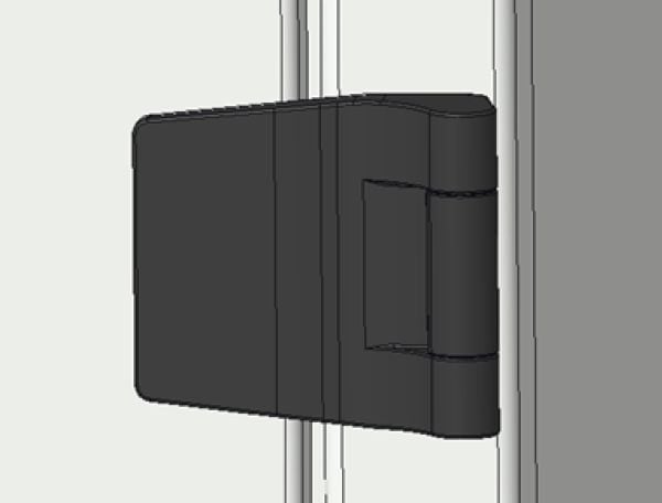 Sarana oviin PRO, 270°, ruuvit piilossa 1 kpl (PRO-SCH02)