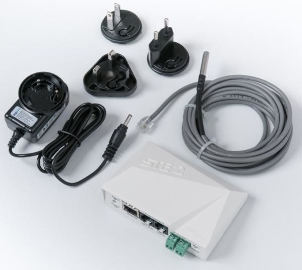 EFB-Elektronik IP-termometer med e-post, LAN, WiFi, PoE, SNMP Produsent: EFB Elektronik (DCM1002.2)