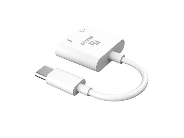 Akasa AK-CBCA30-08WH, USB Type-C, USB Type-C +3.5mm Jack, Valkoinen