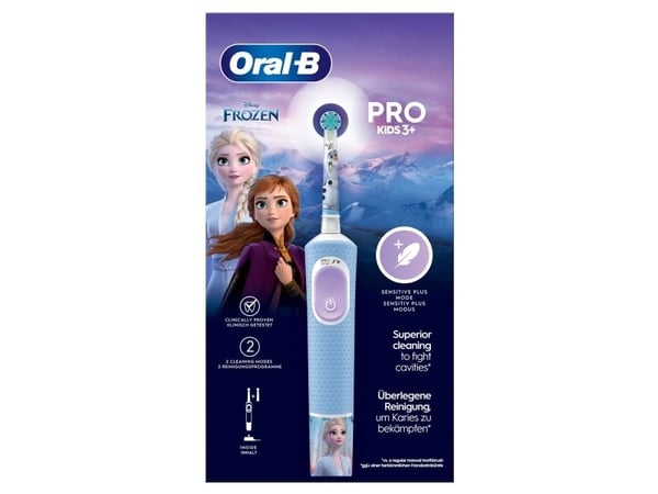 Oral-B Pro Kids pyörivä-pulssiva hammasharja kirkkaan sininen