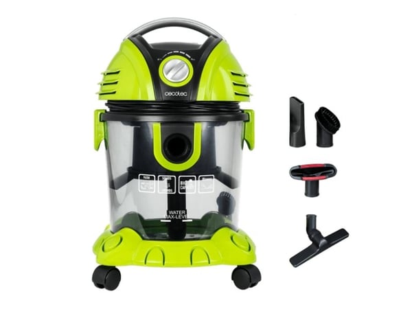 Cecotec Wet&Dry T, 1200 W, Trommelvakuum, Tørr & våt, Uten pose, 15 l, HEPA
