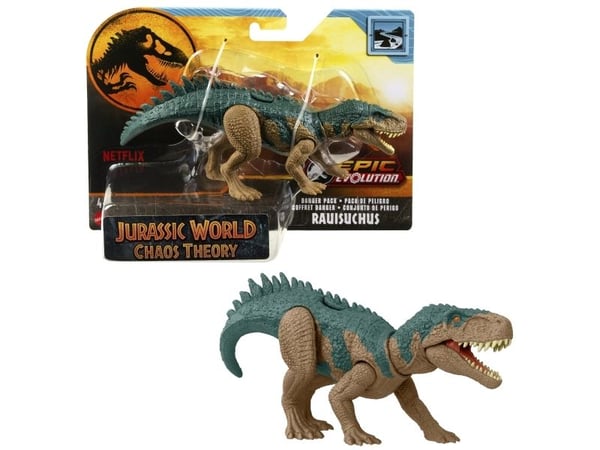Jurassic World DANGER PACK Rauisuchus, 4 år, Brun, Grønn