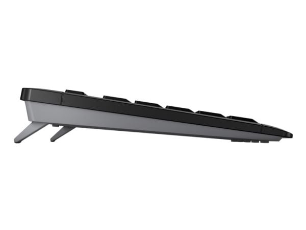 CHERRY STREAM KEYBOARD WIRELESS - Tastatur - 100% - full size - trådløs - 2.4 GHz - QWERTY - Portugisisk - tastsvitsj: CHERRY SX - svart