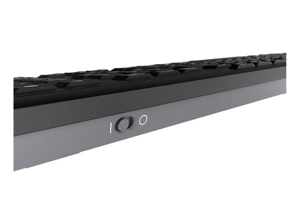 CHERRY STREAM KEYBOARD WIRELESS - Tastatur - 100% - full size - trådløs - 2.4 GHz - QWERTY - Portugisisk - tastsvitsj: CHERRY SX - svart