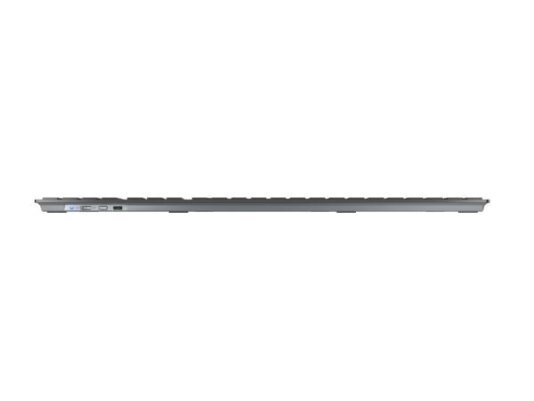 CHERRY KW 9100 SLIM - Tastatur - 100% - full size - trådløs - 2.4 GHz, Bluetooth 4.0 - QWERTY - Portugisisk