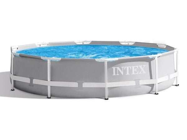 Intex 26700NP, 4485 l, Innrammet basseng, Barn og voksne, Grå, 17,1 kg