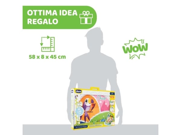 Chicco Classic 00011353000000, Lekematte til babyer, Lekestang, Flerfarget, Stoff