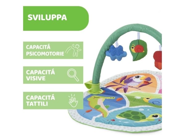 Chicco Classic 00011353000000, Lekematte til babyer, Lekestang, Flerfarget, Stoff