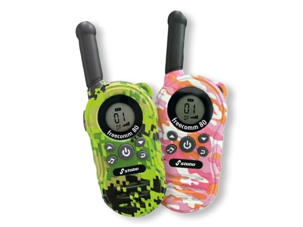 Stabo freecomm 80, 8 kanaler, 5000 m, Voksen, Unisex, LCD, AAA