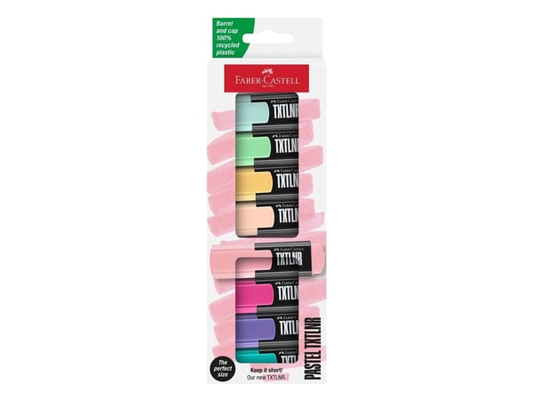 Faber-Castell 154218, 8 stykker, Assorterte farger, Assorterte farger, Rektangel, 1 mm, 5 mm