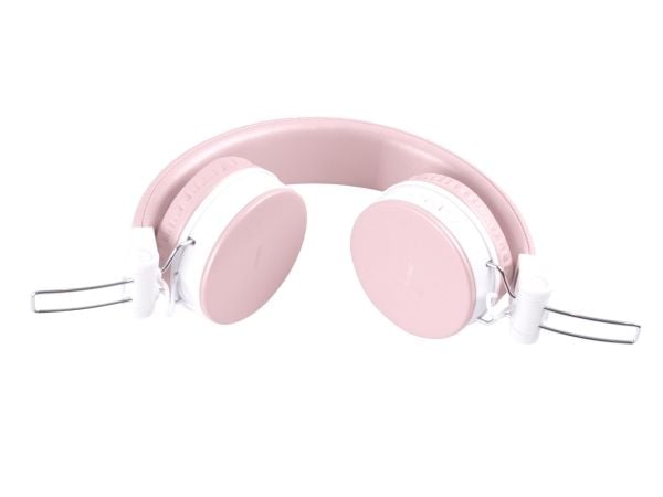 Streetz BT200 Foldable on-ear BT headset, 3.5 mm, pink, Ledning & Trådløs, Samtaler/musikk, 20 - 20000 Hz, 184 g, Hodesett, Rosa
