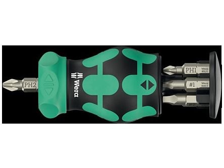 Wera Kraftform Kompakt Stubby magasin RA 4, 60 mm, 115 mm, 40 mm, 180 g, 6 stk