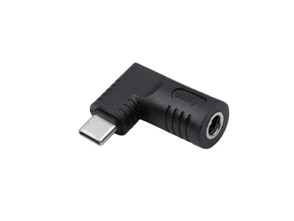 Akyga AK-ND-D06, USB type C, 5.5 x 2.5 mm, Sort