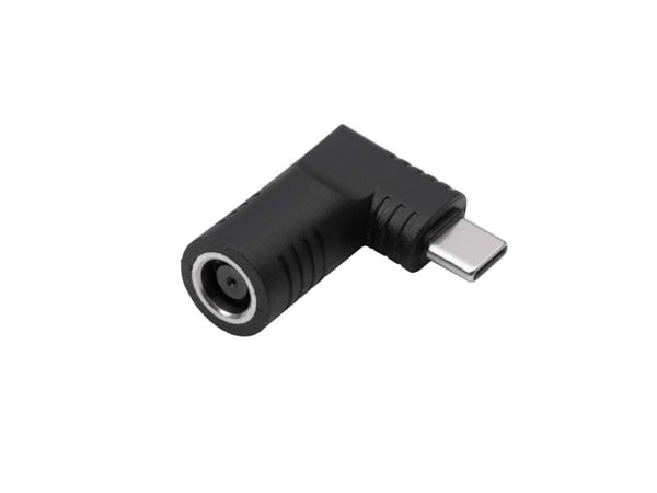Akyga AK-ND-D02, 7.4 x 5.0 mm + Pin, USB-C, Sort