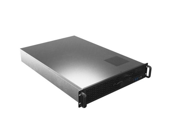 Lanberg - Rackmonterbar 2U - ATX - ingen strømforsyning - svart - USB