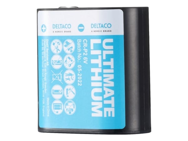 DELTACO Ultimate - Batteri CR-P2 - Li - blå