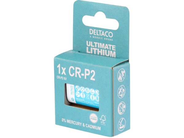 DELTACO Ultimate - Batteri CR-P2 - Li - blå
